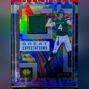 2020 Panini Illusions Great Expectations James Morgan Rookie Jersey Patch
